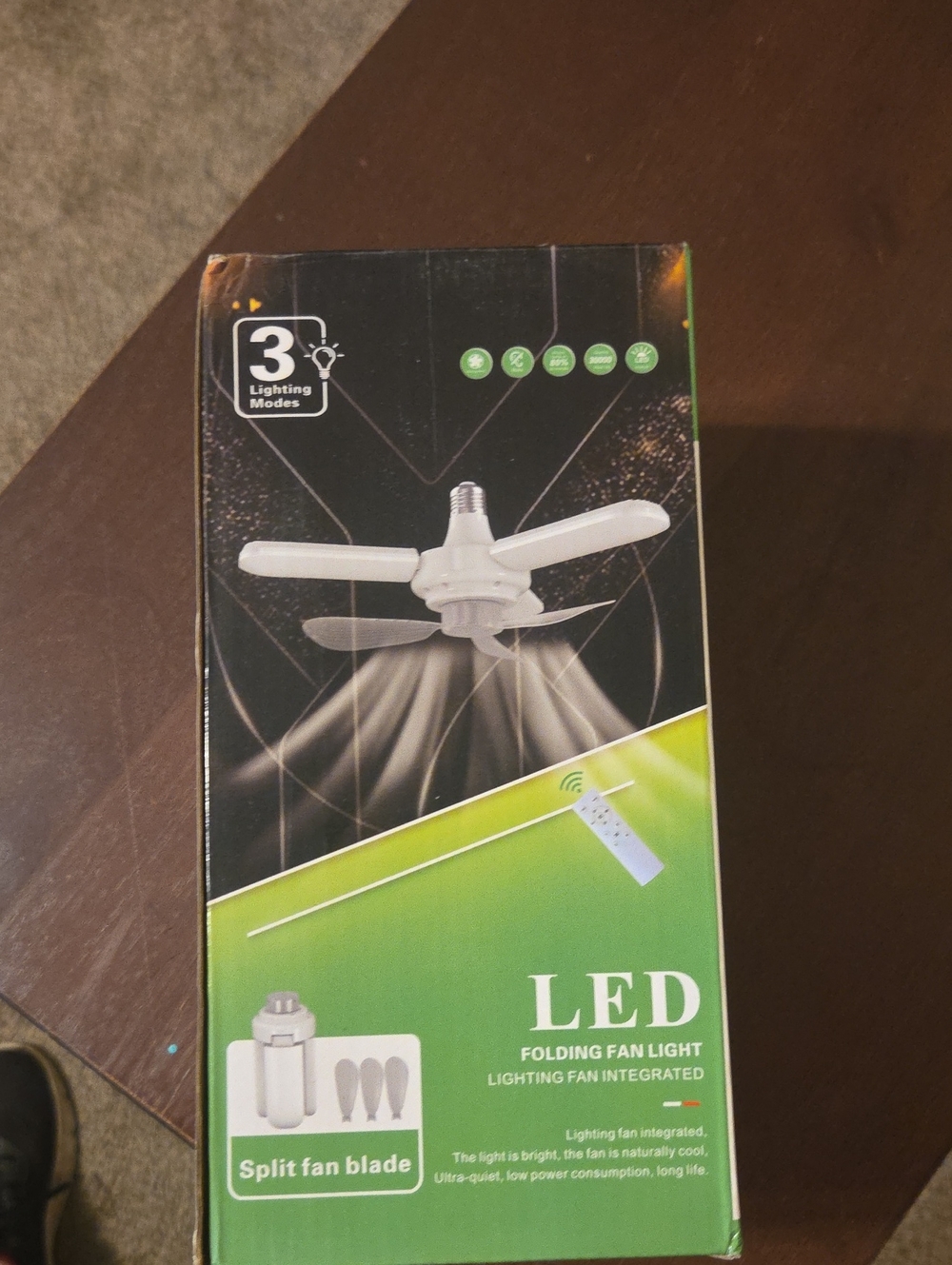LED Folding Fan Light - Picture 7 of 8